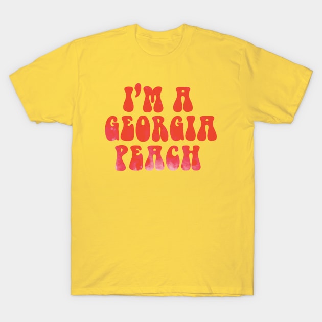 Georgia Peach T-Shirt by doodlesbydani